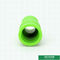 ท่อน้ำพลาสติกกลวงสีเขียวขนาด 20-160 มม. PPR Pipe Fittings Coupler Casting Technics