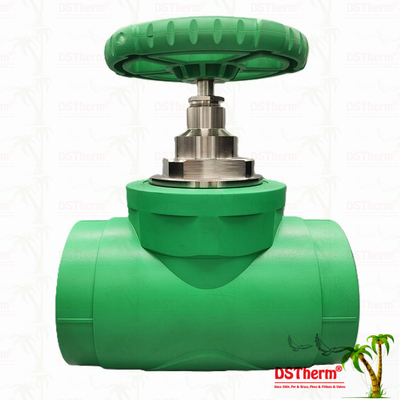 หนา 7 มม เครื่องล้างผ้า PPR วาล์วประตู การไหลน้ําหนัก การติดตั้งง่าย ทนทานต่อสนิม
