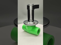 ราคาหรู พลาสติกทองแดง-พลาสติก PPR วาล์วลูกบอล ทนต่อการกัดกร่อน ระดับความดันสูง