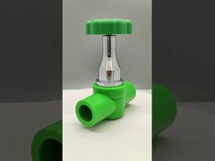 ราคาหรู พลาสติกทองแดง-พลาสติก PPR วาล์วลูกบอล ทนต่อการกัดกร่อน ระดับความดันสูง