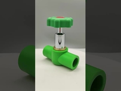 ราคาหรู พลาสติกทองแดง-พลาสติก PPR วาล์วลูกบอล ทนต่อการกัดกร่อน ระดับความดันสูง