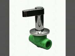 ราคาหรู พลาสติกทองแดง-พลาสติก PPR วาล์วลูกบอล ทนต่อการกัดกร่อน ระดับความดันสูง