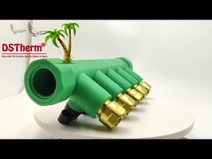 PPR ทองแดง 5 ทาง manifolds โลโก้และสีที่กําหนดเอง 20 มม.