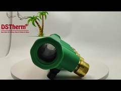 พีพีอาร์ เนื้อทองเหลือง สีน้ําเงิน 5 ทาง หลากหลายสีและโลโก้ตามต้องการ 20 มม.