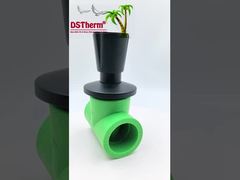 Ppr Black Plated Stop Valve Brass Valve Core Electrophoretic Black Coating ขนาดที่กําหนดเอง