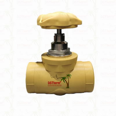 หนา 7 มม เครื่องล้างผ้า PPR วาล์วประตู การไหลน้ําหนัก การติดตั้งง่าย ทนทานต่อสนิม