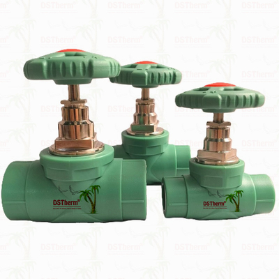 หนา 7 มม เครื่องล้างผ้า PPR วาล์วประตู การไหลน้ําหนัก การติดตั้งง่าย ทนทานต่อสนิม
