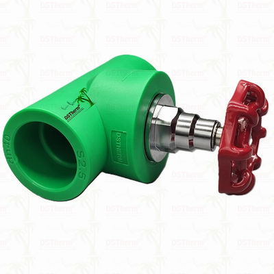 วาล์วปิด PPR และวาล์วปิด PPR พร้อมการบำบัดด้วยความเย็น การทดสอบที่นั่งผ่าน การปรับการไหล