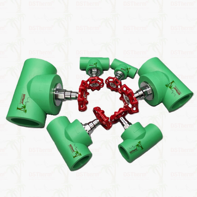 PPR หนักภาระ วาล์วหยุด วาล์วกลอบ ปรับการไหล Cryogenic การรักษาผ่านการทดสอบที่นั่ง 20-110mm