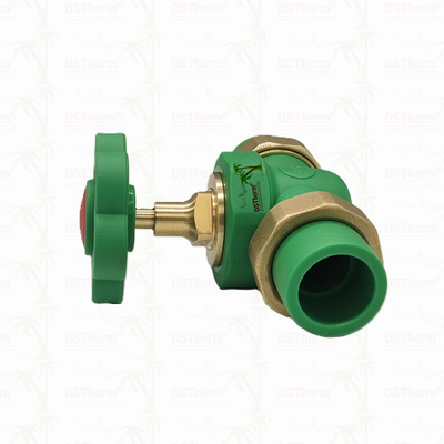 PPR Double Union Ball Valve Exposed Installation กันสนิม ขนาดที่กําหนดเอง