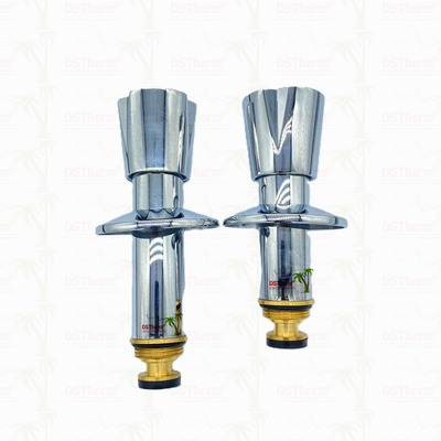 ทองแดง / โครม Plated วาล์ว Stem Extension Sleeve 1/2 " - 1" ขนาดที่กําหนดเอง