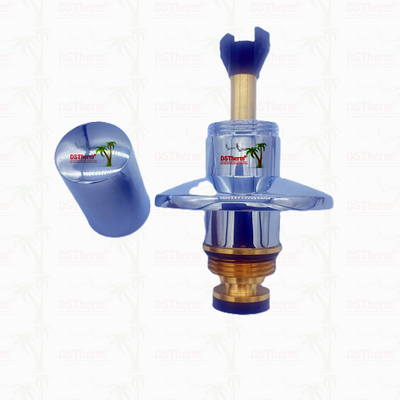 ทองแดง / โครม Plated วาล์ว Stem Extension Sleeve 1/2 " - 1" ขนาดที่กําหนดเอง