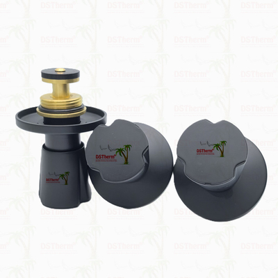 มือ Valve Stem Extension Assembly ทองแดง Cartridge ทองแดง Spindle ดํา Plated วาล์วส่วนบน