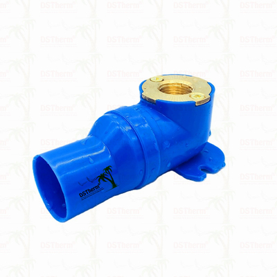 PEX Fittings สีฟ้า PEX กระดูกเอลโก้ ทนต่อการกัดกร่อน การติดตั้งแบบยืดหยุ่น สีที่กําหนดเอง