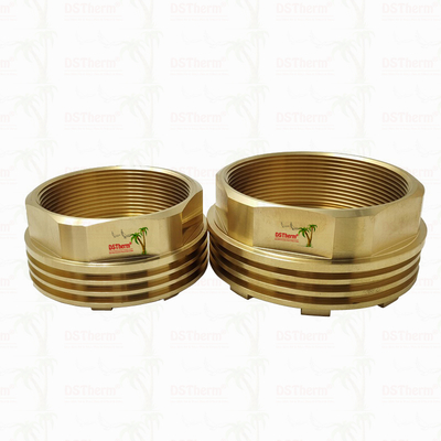 Brass Female & Male Threaded Inserts CW617N for Valves Higher Thermal Conductivity Corrosion Resistance