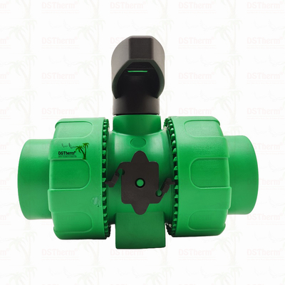 Lock Ball PPR Double Union Ball Valve With Plastic Ball S2.5 20-63MM โลโก้ที่กําหนดเอง