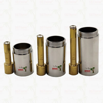 ปลอกต่อวาล์วทองเหลือง/ชุบโครเมียม, ส่วนต่อขยายตลับหมึก, ขนาดที่กำหนดเอง