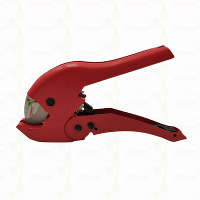 เครื่องตัดท่อพลาสติกสีแดง เครื่องตัด PPR ISO9001 DIN8077/8078 20-40MM