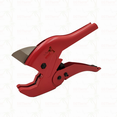 เครื่องตัดท่อพลาสติกสีแดง เครื่องตัด PPR ISO9001 DIN8077/8078 20-40MM