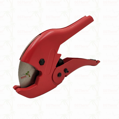 เครื่องตัดท่อพลาสติกสีแดง เครื่องตัด PPR ISO9001 DIN8077/8078 20-40MM