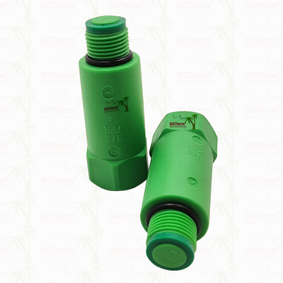 พล็อกท่อ PPR พล็อกทดสอบ PPR พล็อกยาว สี / โลโก้ที่กําหนดเอง 1/2 " 3/4"