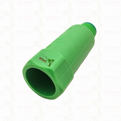 พล็อกท่อ PPR พล็อกทดสอบ PPR พล็อกยาว สี / โลโก้ที่กําหนดเอง 1/2 " 3/4"