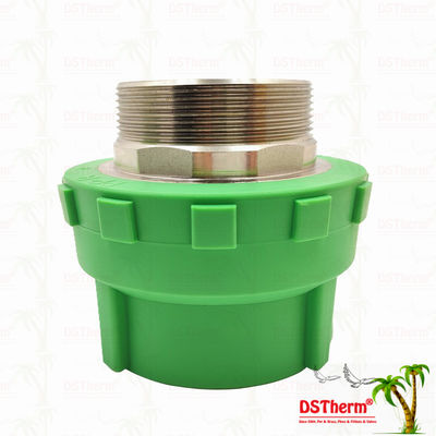 ข้อต่อเกลียวตัวผู้ PPR พลาสติก อุปกรณ์ท่อ PPR 75*2 1/2" ขนาดที่กำหนดเอง