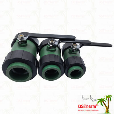 วาล์วบอลแบบสวมเร็ว PPR พร้อมลูกบอลทองเหลือง ด้ามจับเหล็ก 20-63MM ปรับแต่งโลโก้ได้