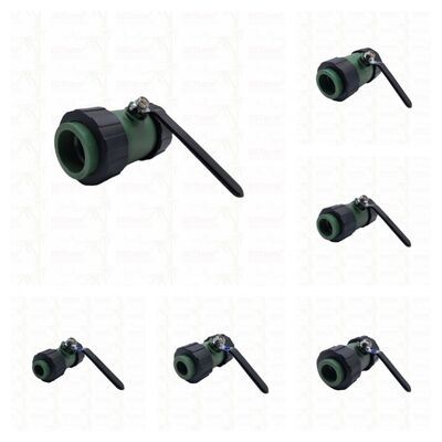 วาล์วบอลแบบสวมเร็ว PPR พร้อมลูกบอลทองเหลือง ด้ามจับเหล็ก 20-63MM ปรับแต่งโลโก้ได้