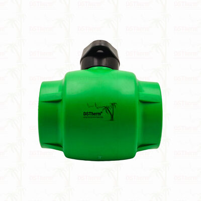 วาล์วลูกบอล PPR พร้อมด้ามจับแบบคลื่นและลูกบอลทองเหลืองสำหรับระบบประปา 20-63 มม. ปรับแต่งได้