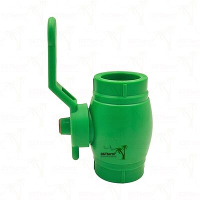 บอลวาล์ว PPR ทองเหลือง-บอลวาล์วพร้อมด้ามจับเหล็ก PN25 20-63 มม. ปรับแต่งได้