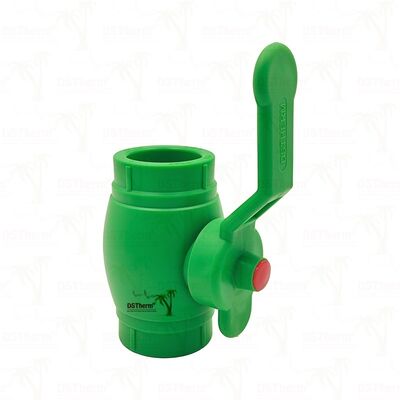 บอลวาล์ว PPR ทองเหลือง-บอลวาล์วพร้อมด้ามจับเหล็ก PN25 20-63 มม. ปรับแต่งได้