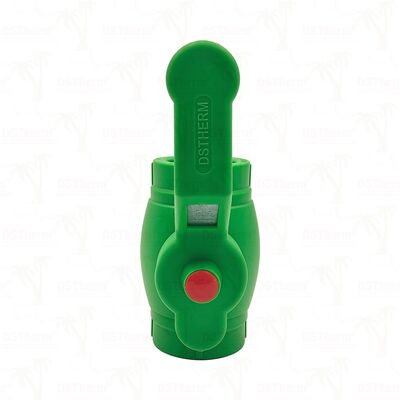 บอลวาล์ว PPR ทองเหลือง-บอลวาล์วพร้อมด้ามจับเหล็ก PN25 20-63 มม. ปรับแต่งได้