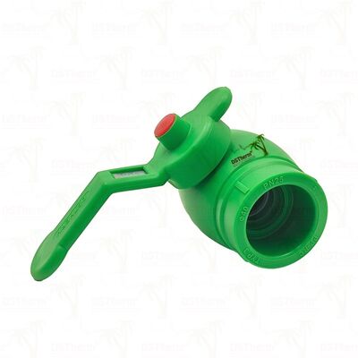 บอลวาล์ว PPR ทองเหลือง-บอลวาล์วพร้อมด้ามจับเหล็ก PN25 20-63 มม. ปรับแต่งได้