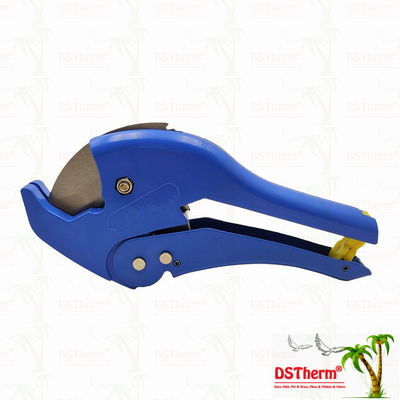 เครื่องตัดท่อพลาสติกสีฟ้า เครื่องตัด PPR ISO9001 DIN8077/8078 20-40MM