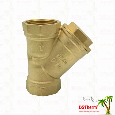 กล่องกรองเหลืองชนิด Y-valve ระบบกรองเหลืองทนทานต่อการกัดกรองสําหรับน้ํา DN15-50