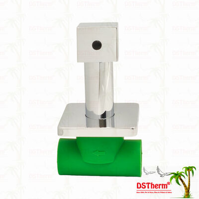 PPR โครม Plated Stop Valve With Cube Handle Global Vlave 20-32 มิลลิเมตร