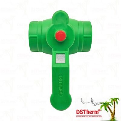 PPRCT Ball Valve PPR Brass-Ball Valve With Iron Handle PN25 20-63mm Customizable